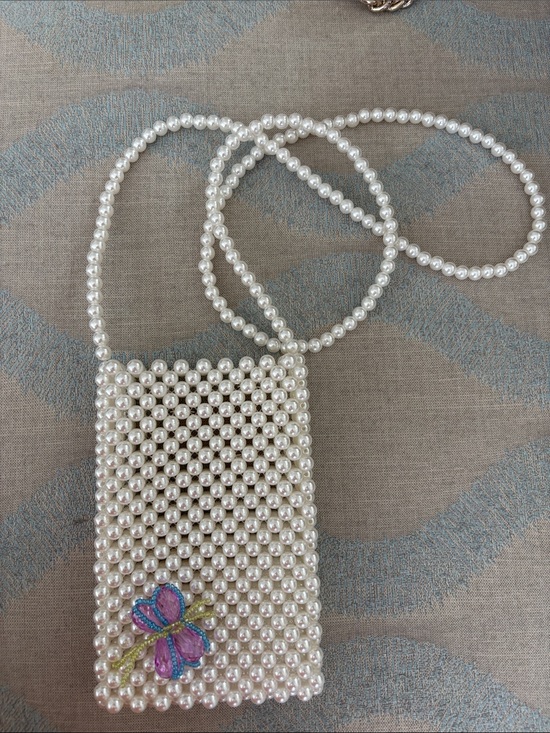 Handbags - Faux pearl crossbody